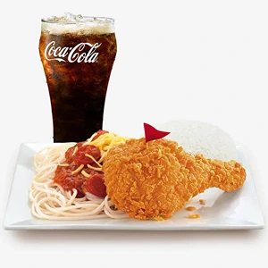 Mega Meal – Spicy Chicken McDo w/ Rice & McSpaghetti