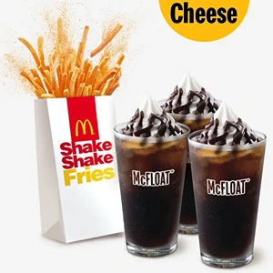 BFF Shake Shake Fries Cheese N' McFloat Combo
