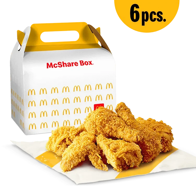 6 pcs Chicken McShare Box