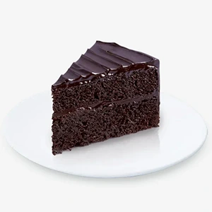 svg%3E McDonald's chocolate cake on a plate