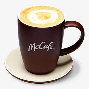 McCafe Latte menu prices calories
