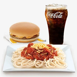 McSpaghetti w/ Burger McDo Meal
