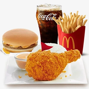 Mega Meal – Spicy Chicken McDo w/ Fries & Burger McDo