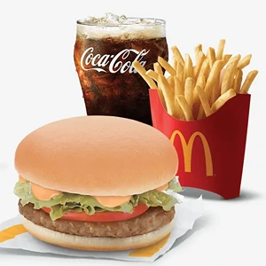 Burger McDo w/ Lettuce & Tomatoes Meal