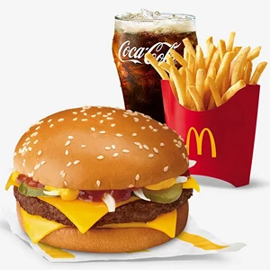 Quarter Pounder w/ Cheese Meal – Fries and Drink Included in Meal