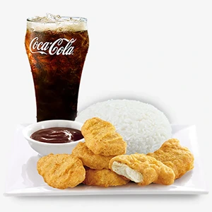 6-pc. Chicken McNuggets w/ Rice Meal