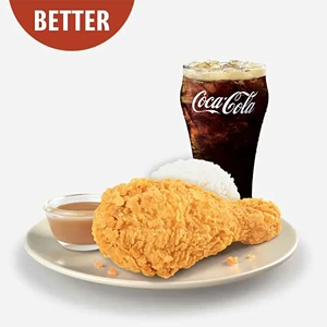 1-pc. Chicken McDo w/ Rice & Coke McFloat Meal