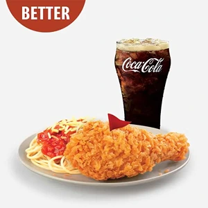 Mega Meal – Spicy Chicken McDo w/ Rice & McSpaghetti