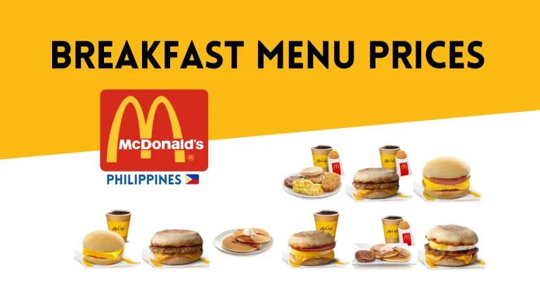 McDonald’s Breakfast Menu Prices & Nutrition Calories (2024)
