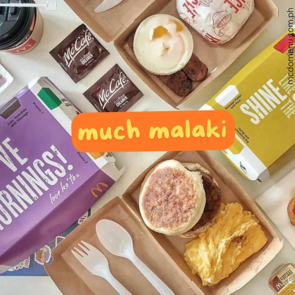 breakfast meal mcdo options