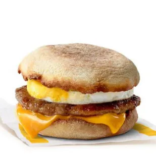 sausage mcmuffin with egg solo