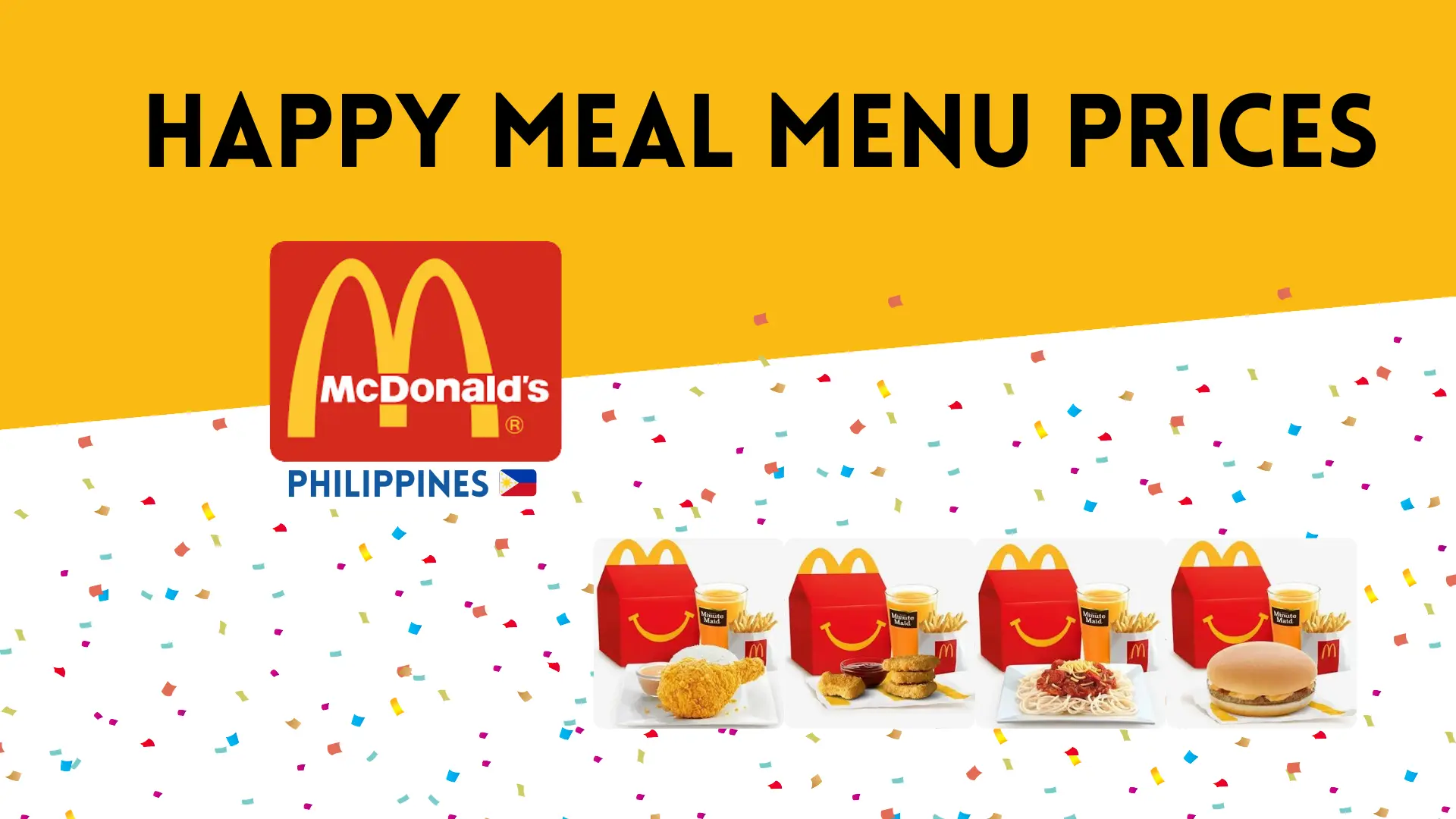 McDonald's Happy Meal Menu Prices (January, 2025)