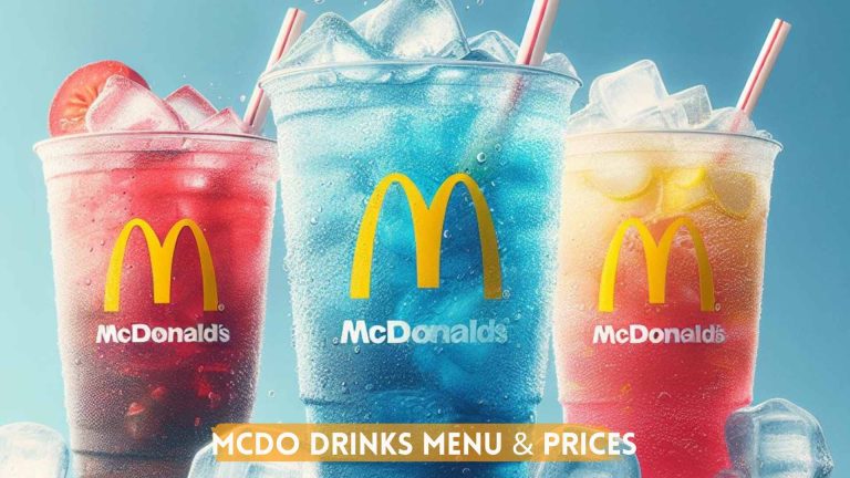 McDonald’s Drinks Menu with Prices