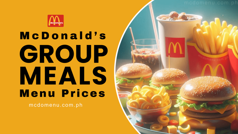 mcdo group meals menu prices phillipines