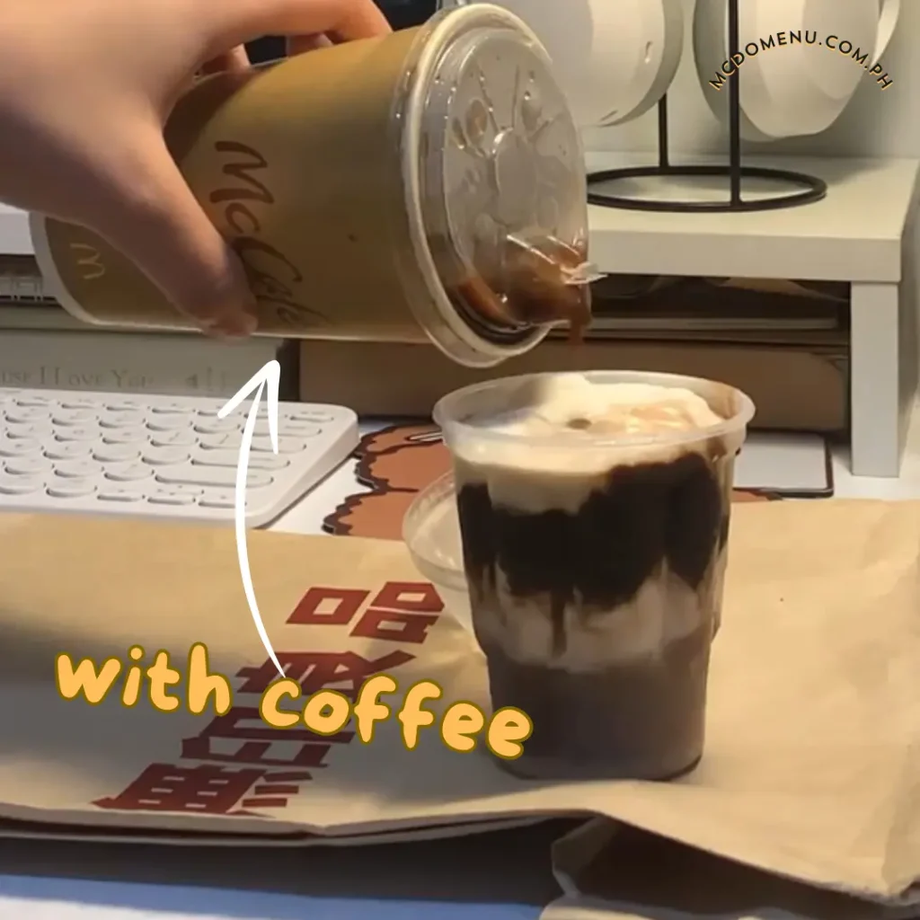 cofee with hot fudge fusion