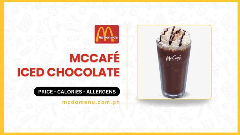 McCafe Iced Chocolate Prices