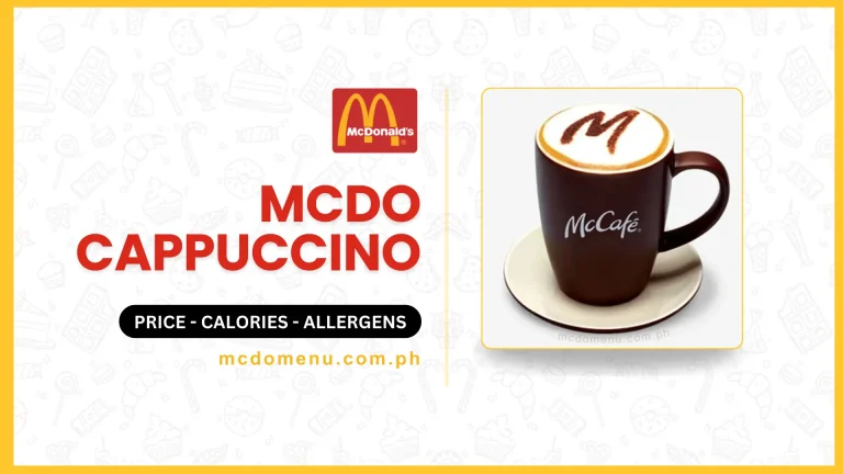 McDonald’s Cappuccino Price