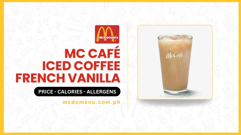 McDonald's Iced French Vanilla Coffee