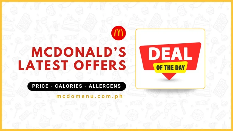 McDo Meal App Promo Offers Philippines